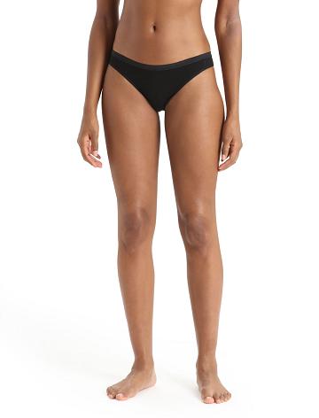 Sous Vêtement Icebreaker Merino Siren Bikini Briefs Femme Noir | FR 1723OKIR